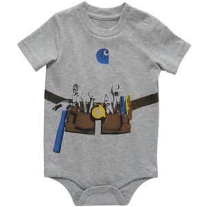 Carhartt Baby toolbelt onesie bodysuit